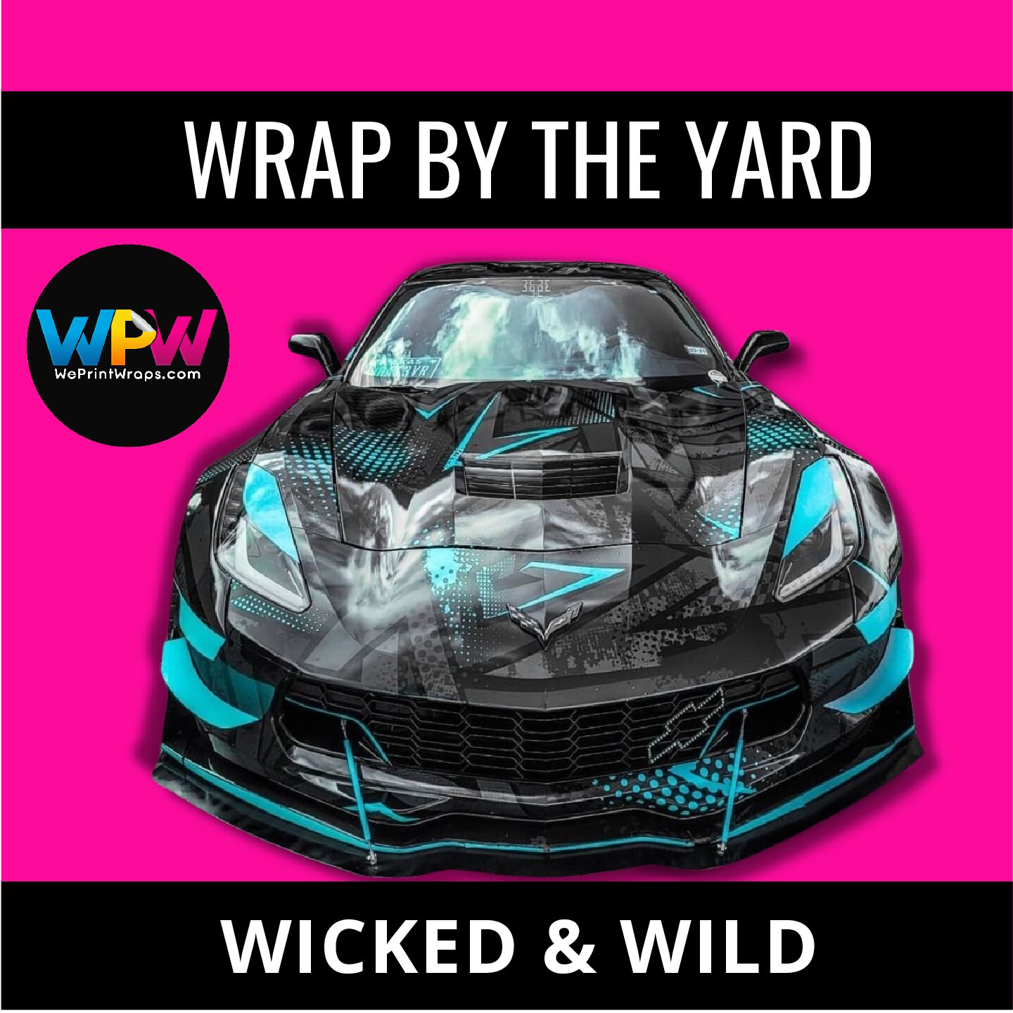 Wrap By the Yard Wicked & Wild Wrap Prints 60