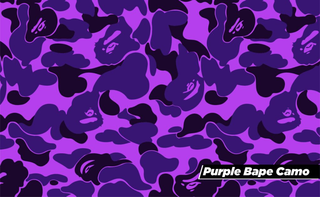 Purple Bape Camo